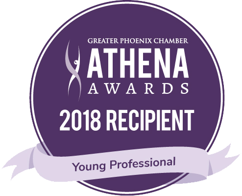 2018 Athena Awards Seal Young Professional